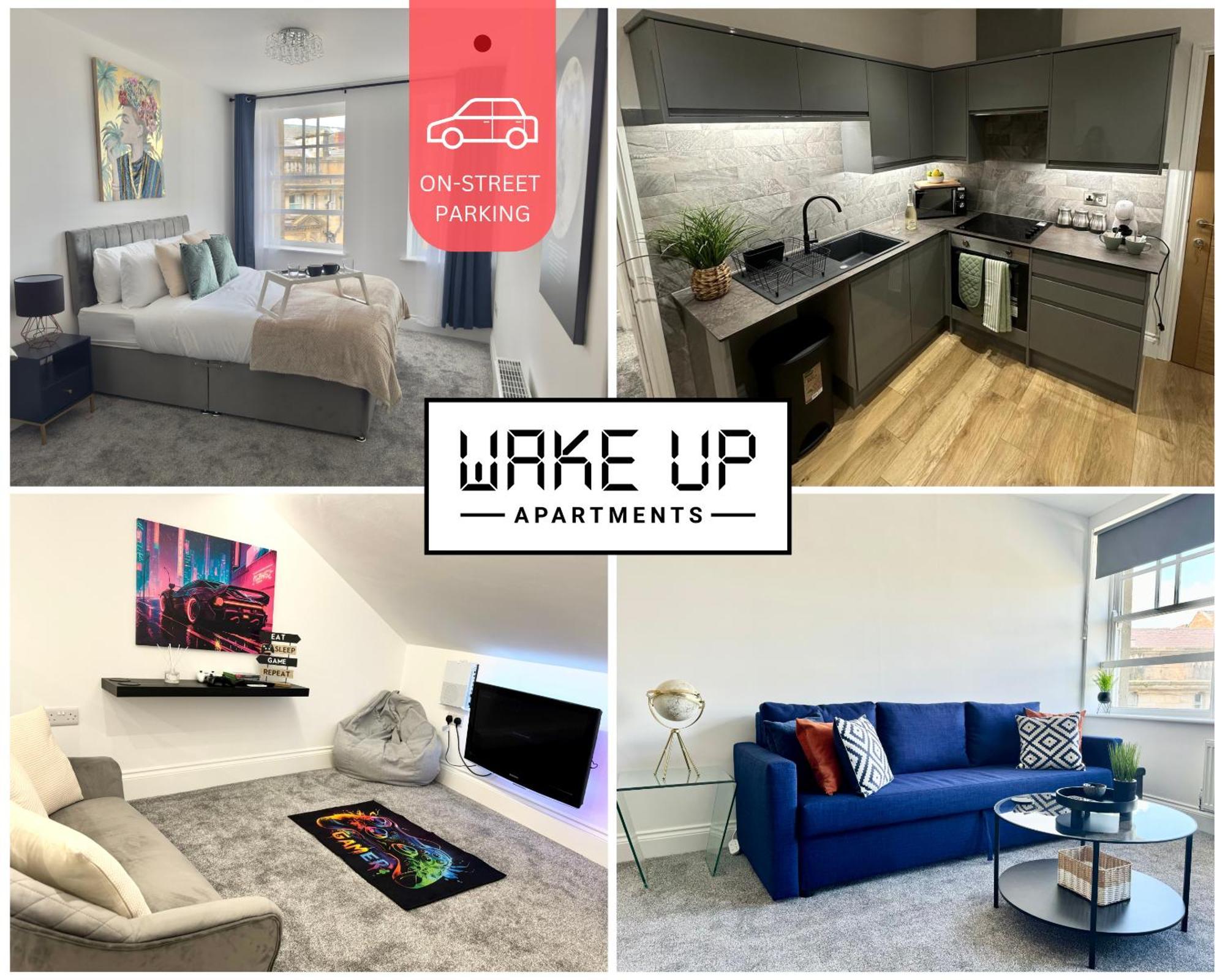 The Crown View - Luxury Apartment - Free Parking Nearby 哈罗盖特 客房 照片