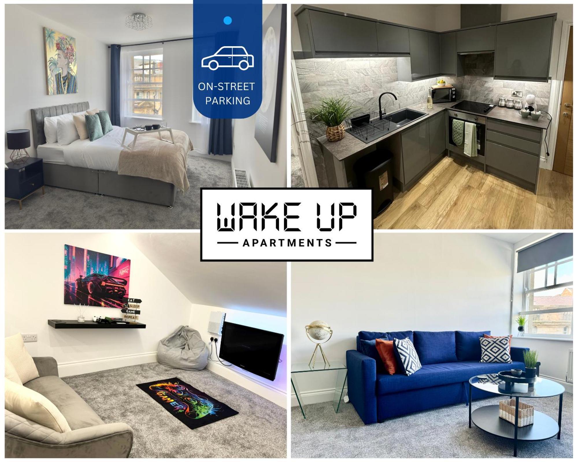 The Crown View - Luxury Apartment - Free Parking Nearby 哈罗盖特 外观 照片